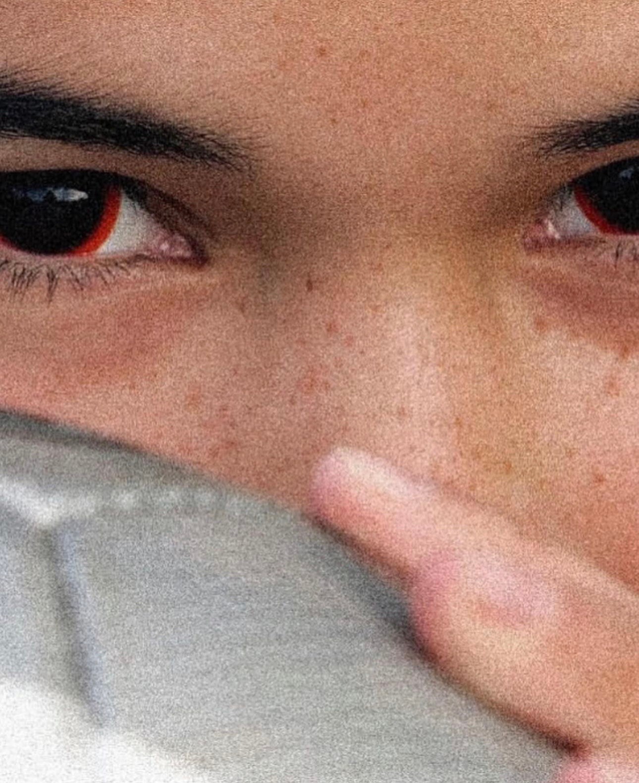 An image added by sarakm on May 29, 2024. May present: nike bausch & lomb uv blocking contact lenses, bausch + lomb, contact lens, lens, nose.