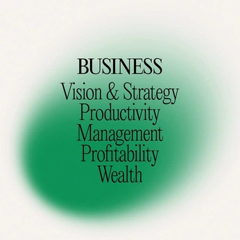 A cover of "BUSINESS 💊" cluster. The owner is vj.viji. The cluster consists of 13 elements.