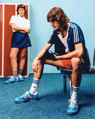 An Instagram  post added on May 18, 2024. The author is @calrisin.co. May present: girl, adidas, footwear, shoe, hairstyle.