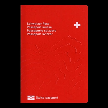 A cover of "Swiss Passport" cluster. The owner is retinaa. The cluster consists of 14 elements.