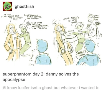 A cover of "Danny Phantom" cluster. The owner is nothererightnow3. The cluster consists of 340 elements.