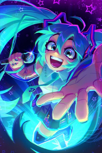 A cover of "mikuuuuu" cluster. The owner is bunbunmilk. The cluster consists of 597 elements.