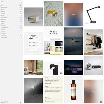 A cover of "WEBSITE" cluster. The owner is desma. The cluster consists of 1 element.