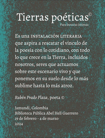 A cover of "Tierras Poéticas" cluster. The owner is unardosp. The cluster consists of 1 element.