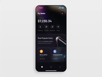 A cover of "Crypto Wallet" cluster. The owner is 2spark. The cluster consists of 3 elements.