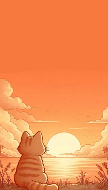 A cover of "🧡Aesthetic Orange🧡" cluster. The owner is chilldino17250. The cluster consists of 7 elements.