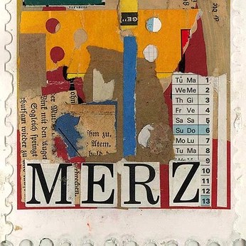 A cover of "Kurt Schwitters" cluster. The owner is kerart. The cluster description is "1887-1948". The cluster consists of 10 elements.