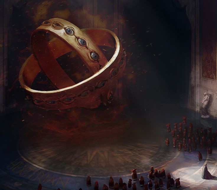 The digital illustration "Throne" by artist Bilal Demir.