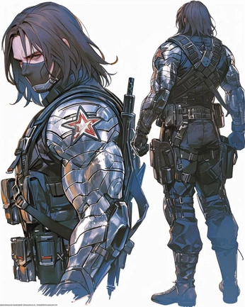 A cover of "Bucky Barnes" cluster. The owner is bandersnatch. The cluster consists of 14 elements.