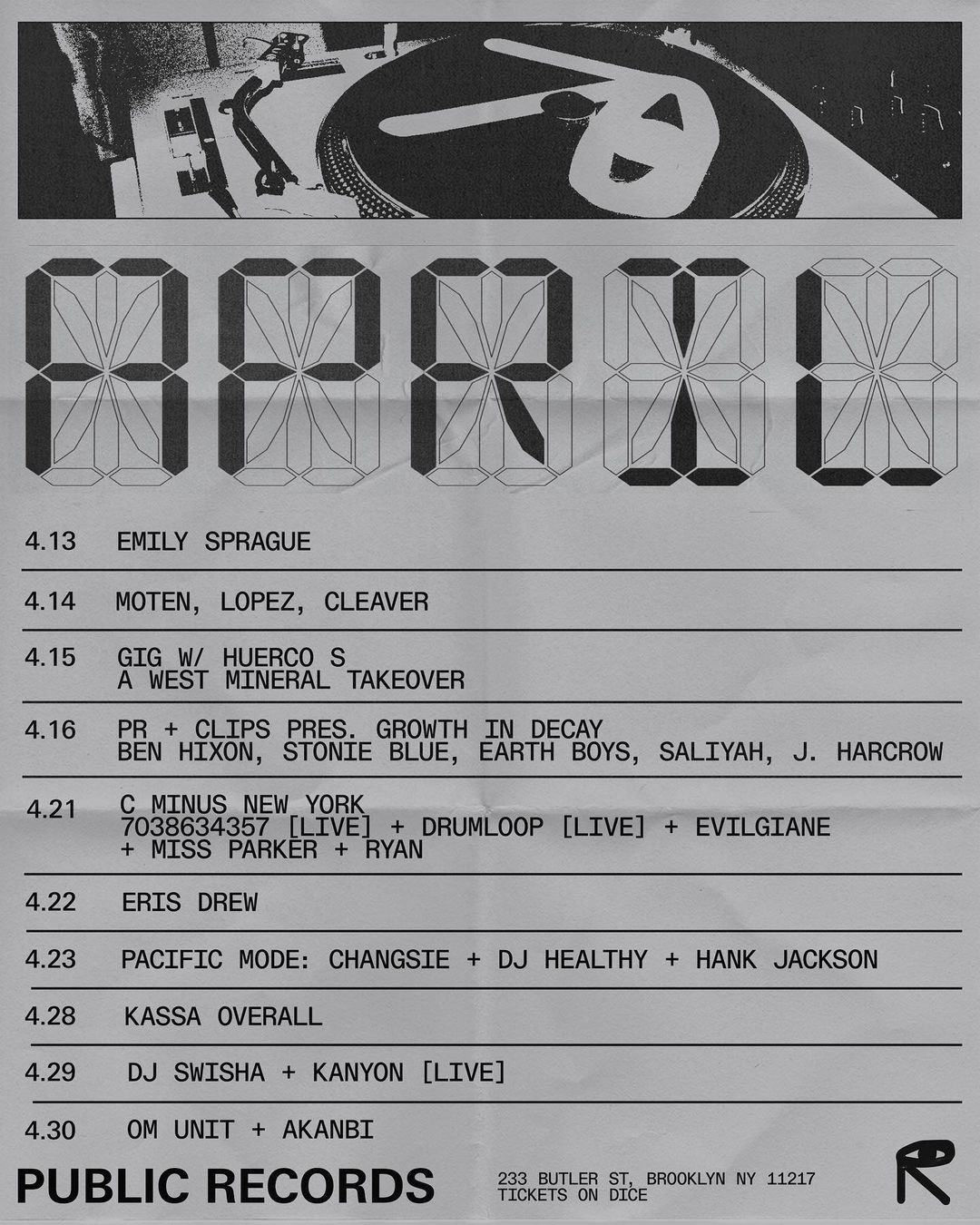 An Instagram carousel post added by ianliu on Aug 06, 2023. The author is @publicrecordsnyc.