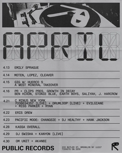 An Instagram carousel post added by ianliu on Aug 06, 2023. The author is @publicrecordsnyc.