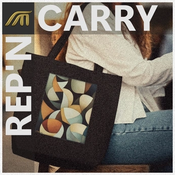 A cover of "Bags" cluster. The owner is arcaraai. The cluster description is "Art to Carry: Your daily companion for urban adventures.". The cluster consists of 45 elements.