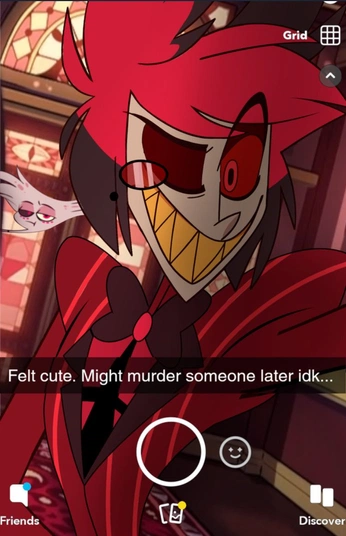 A cover of "hazbin and helluva" cluster. The owner is r1ngl34d. The cluster consists of 38 elements.