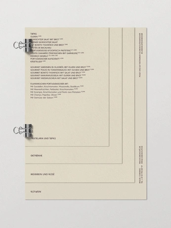 A cover of "Menu Design" cluster. The owner is finchform. The cluster consists of 1 element.