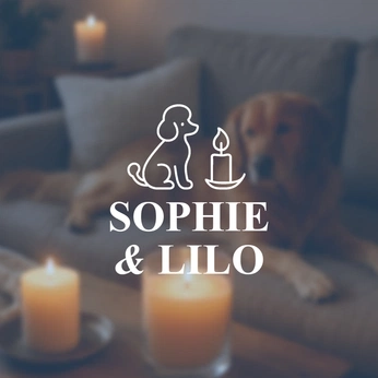A cover of "Sophie And Lilo" cluster. The owner is marianoperezarts. The cluster description is "Branding for a dog candel company.". The cluster consists of 17 elements.