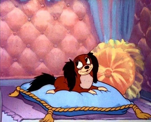 A still from the 1939 animated short Society Dog Show.