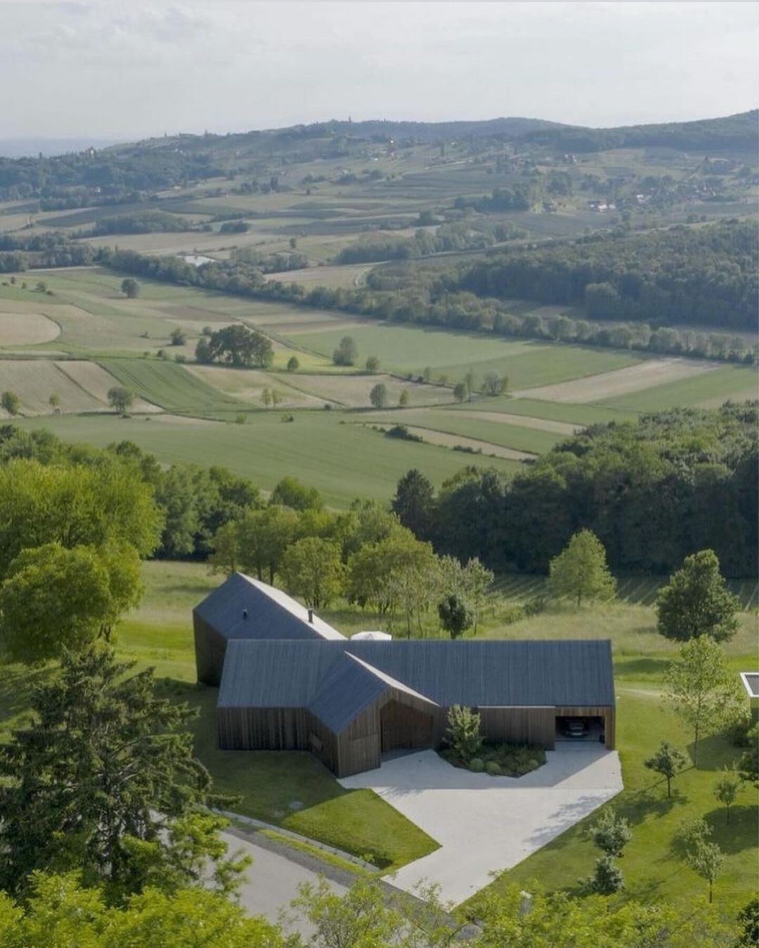House F in Slovenia, designed by DMAA – Delugan Meissl Associated Architects. Photo by Christian Brandstätter.