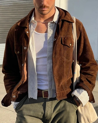 A cover of "men's fashion inspo" cluster. The owner is maze1. The cluster consists of 3 elements.