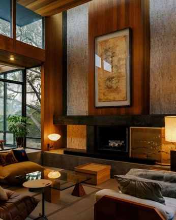 A cover of "Living Room Inspo" cluster. The owner is voulucreative. The cluster consists of 3 elements.