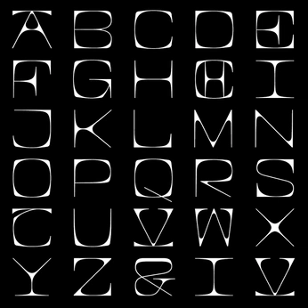 A cover of "fonts" cluster. The owner is 99iorno. The cluster consists of 5 elements.