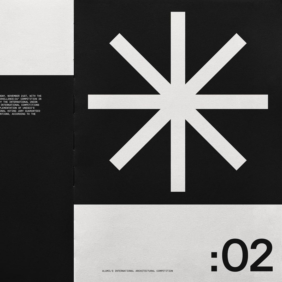 Visual identity for the ArXellence: 02 architectural competition, designed by Smith & Diction.