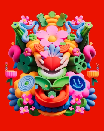 A cover of "Pop 3d" cluster. The owner is scarabla. The cluster consists of 14 elements.