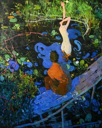 A cover of "Painting Inspo" cluster. The owner is vkdesigns. The cluster consists of 6 elements.