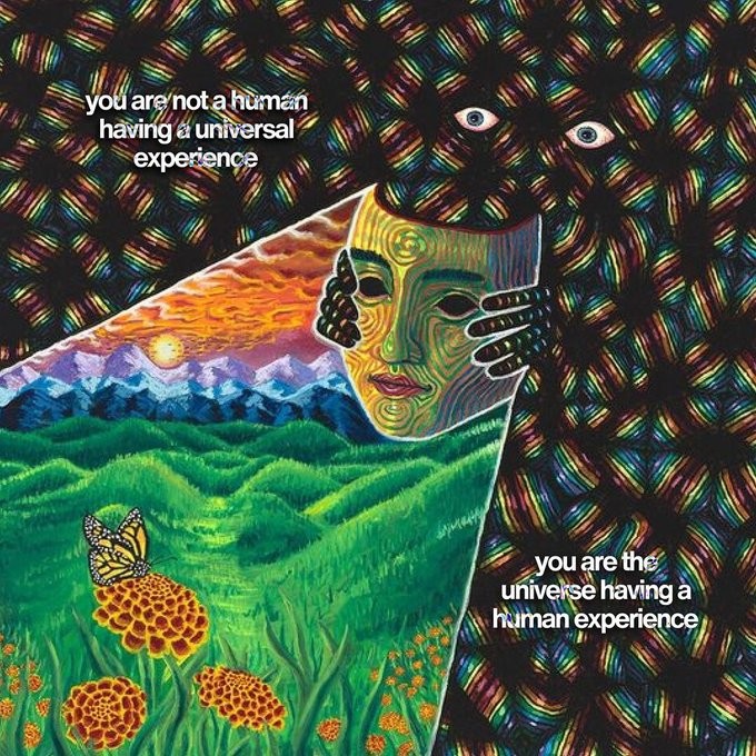 An image uploaded by vladoustinov on Oct 20, 2024. May present: mask by rozzi roomian, painting.