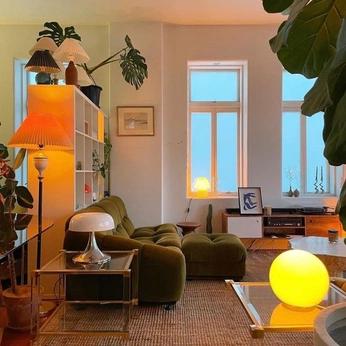 A cover of "home" cluster. The owner is frederik. The cluster description is "interior and homewear". The cluster consists of 20 elements.