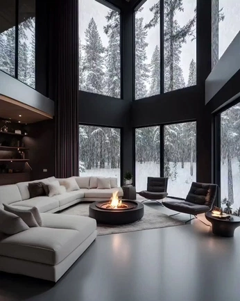 A cover of "🪑 Good Interiors ™️" cluster. The owner is shub. The cluster description is "spaces + places". The cluster consists of 142 elements.