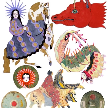 A cover of "Art" cluster. The owner is imogenrose. The cluster consists of 128 elements.