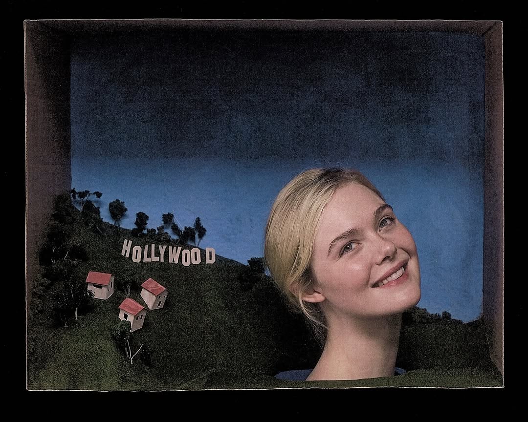 Elle Fanning photographed by Szilveszter Makó for the Who What Wear January 2026 issue.