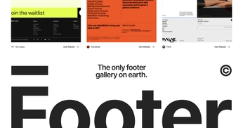 A cover of "Footer Inspiration" cluster. The owner is lucky005. The cluster consists of 1 element.