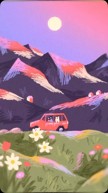 A cover of "motion design" cluster. The owner is meglegrinch. The cluster consists of 25 elements.