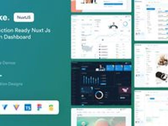 A cover of "Nuxt Templates" cluster. The owner is wrappixel. The cluster consists of 8 elements.