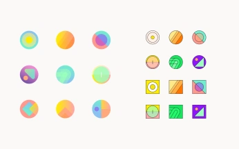 A cover of "icons" cluster. The owner is nadalpupo. The cluster consists of 3 elements.