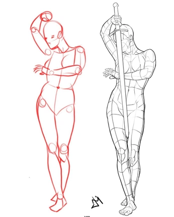 A cover of "Pose Reference" cluster. The owner is l4dyr3d. The cluster consists of 19 elements.