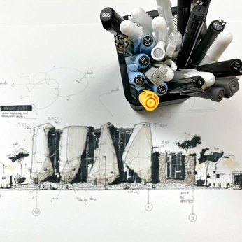 A cover of "Sketching" cluster. The owner is buddyholly. The cluster consists of 1 element.