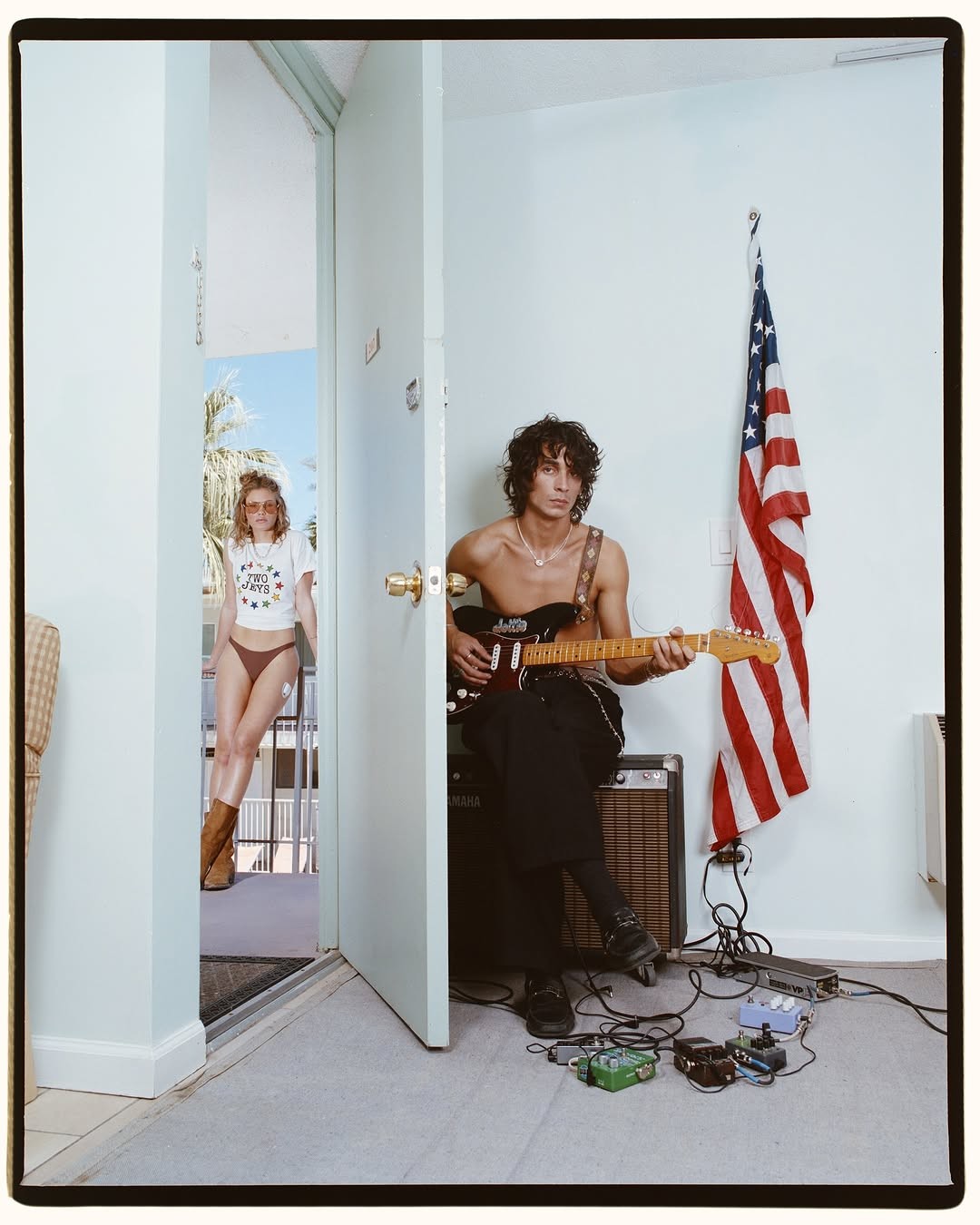 The TWOJEYS Palm Springs campaign, photographed by Aidan Cullen.