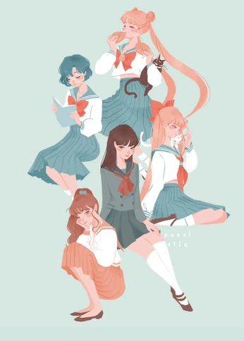 A cover of "Sailor Moon" cluster. The owner is glitterxqueen. The cluster consists of 174 elements.