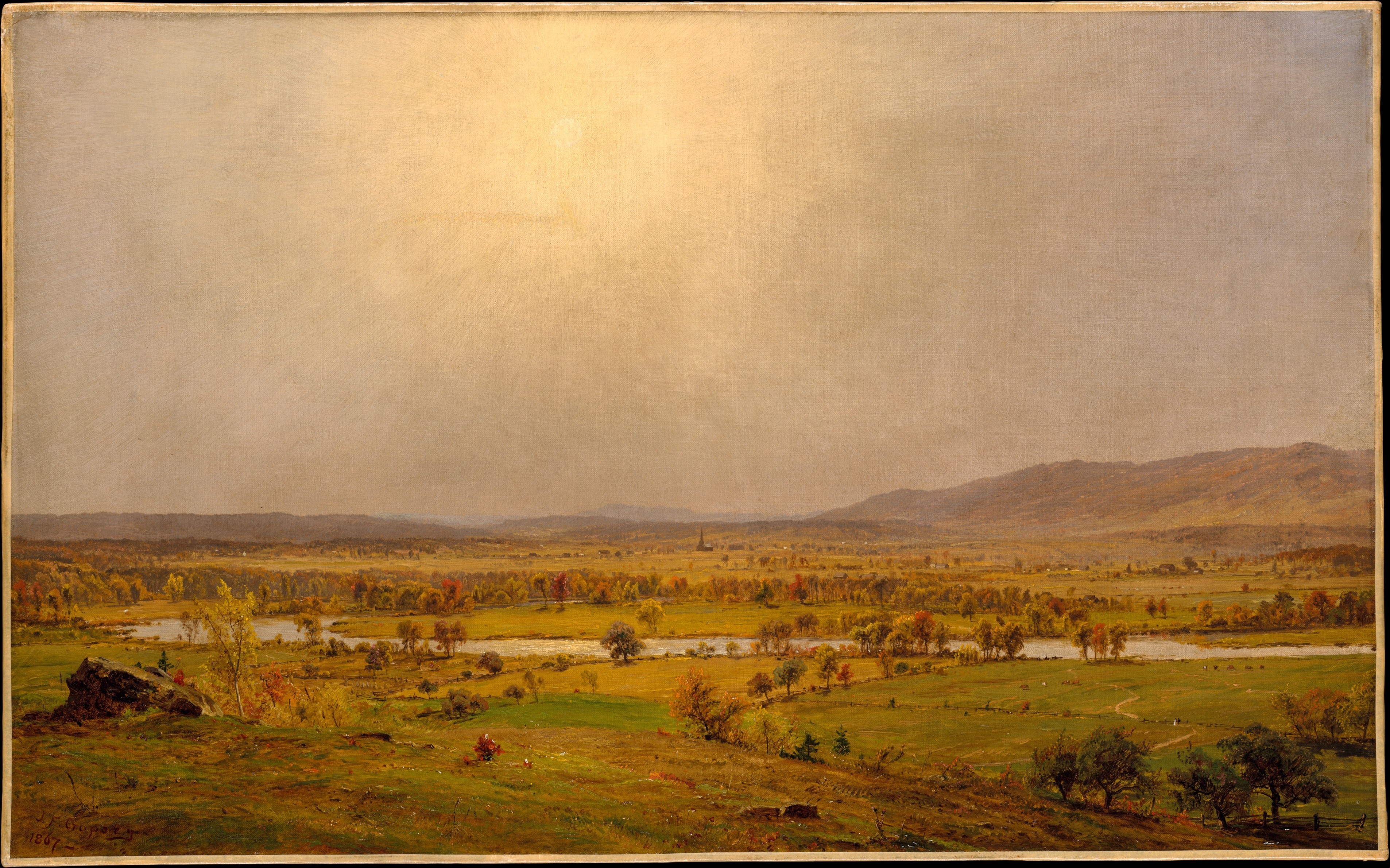 An image added by cosmos on Jul 11, 2024. May present: pompton plains painting, pompton plains, new jersey, pompton plains, lake george, oil painting reproduction.