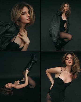 A cover of "Poses makeup beauty" cluster. The owner is r.francisco. The cluster consists of 15 elements.