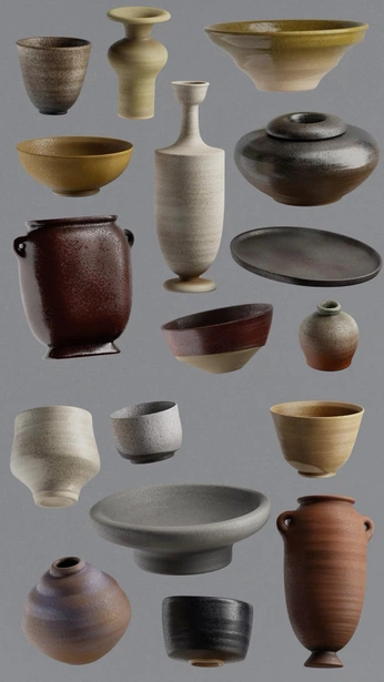 A cover of "Keyah — Ceramic" cluster. The owner is onastudio. The cluster consists of 11 elements.