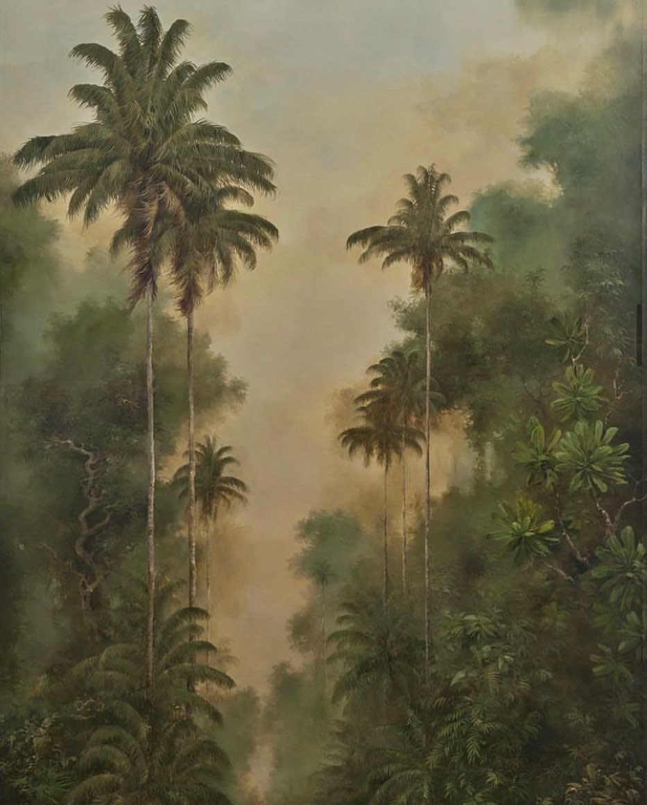Jungle mural by artist Eloin Rivera.