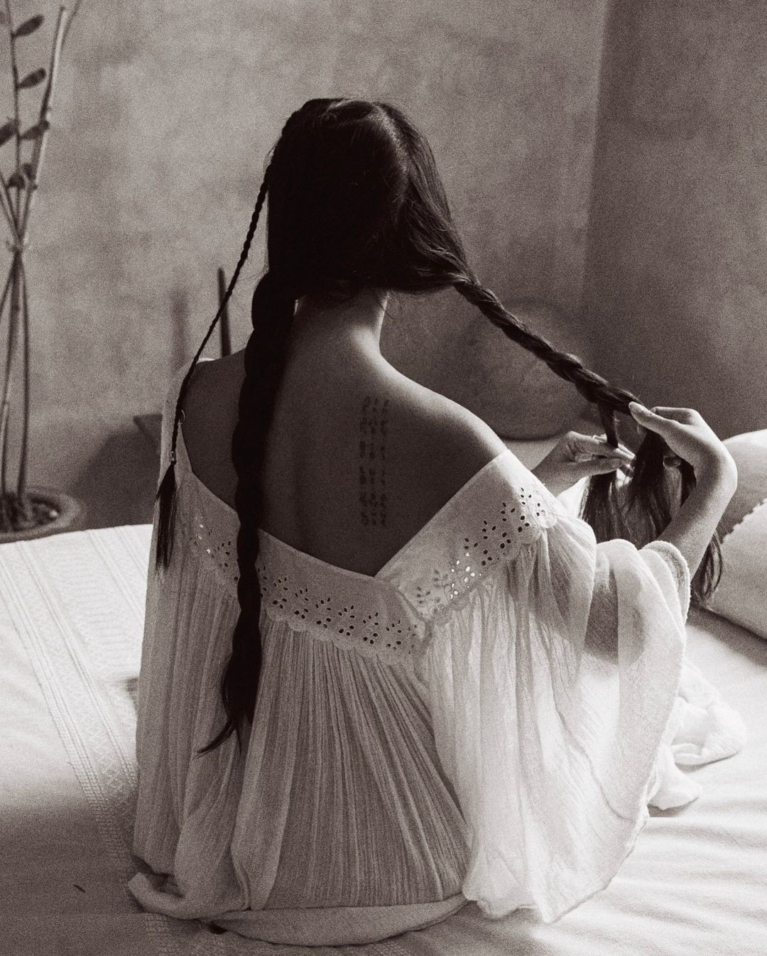 A daily ritual of braiding prayers into hair.