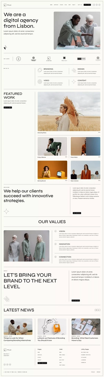 A cover of "Portfolio Design" cluster. The owner is gdgcreates. The cluster consists of 11 elements.