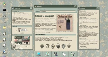 A cover of "neocities/indie web" cluster. The owner is ayzterism. The cluster consists of 6 elements.