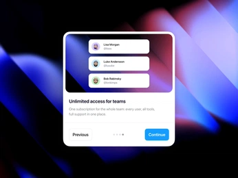 A cover of "Studies // UI Cards" cluster. The owner is noahwainwright. The cluster consists of 25 elements.