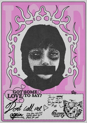 A cover of "// poster" cluster. The owner is goldihni. The cluster consists of 5 elements.