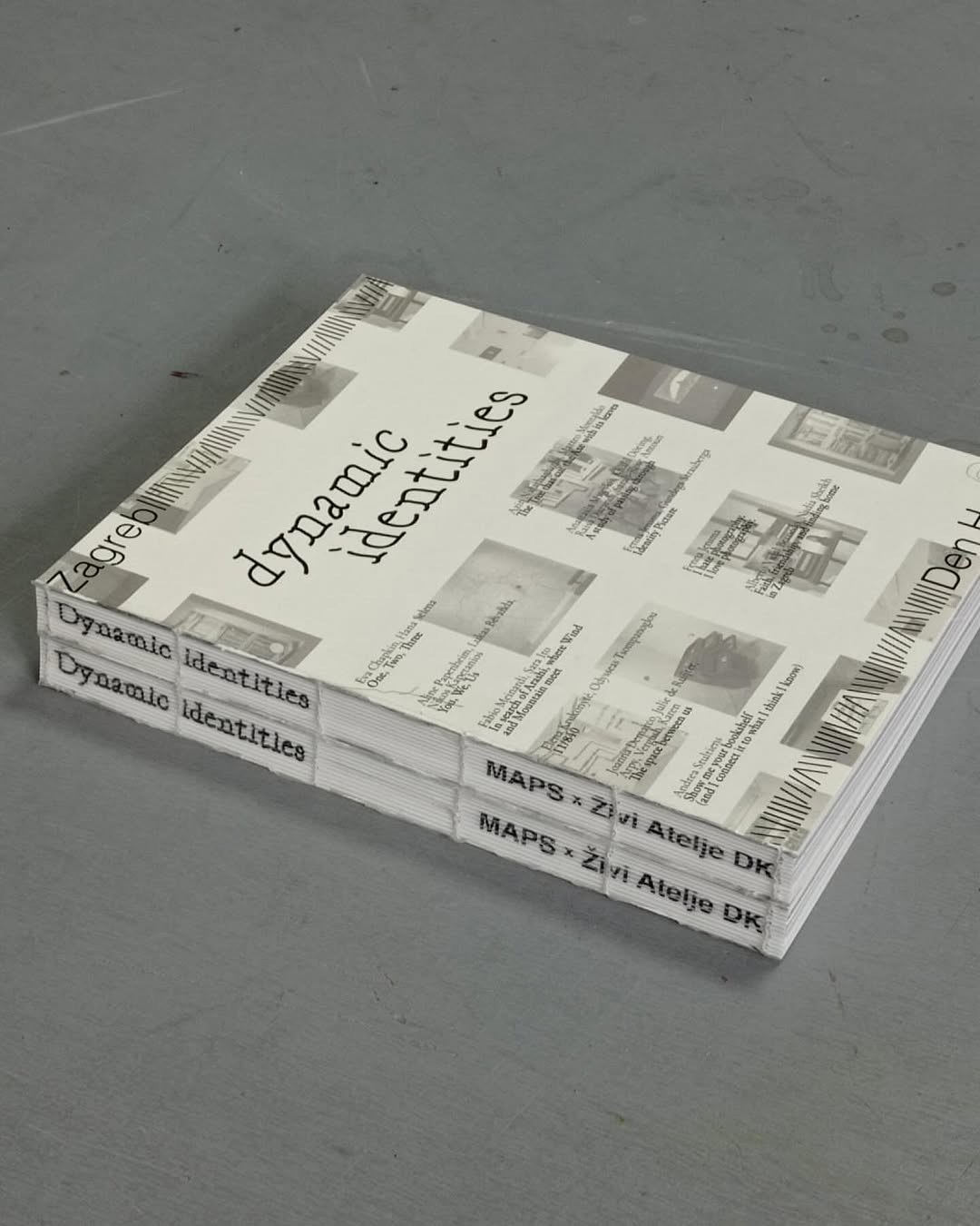 The Dynamic Identities Zagreb Zine, designed by Mirko Pirisi Lutzu.